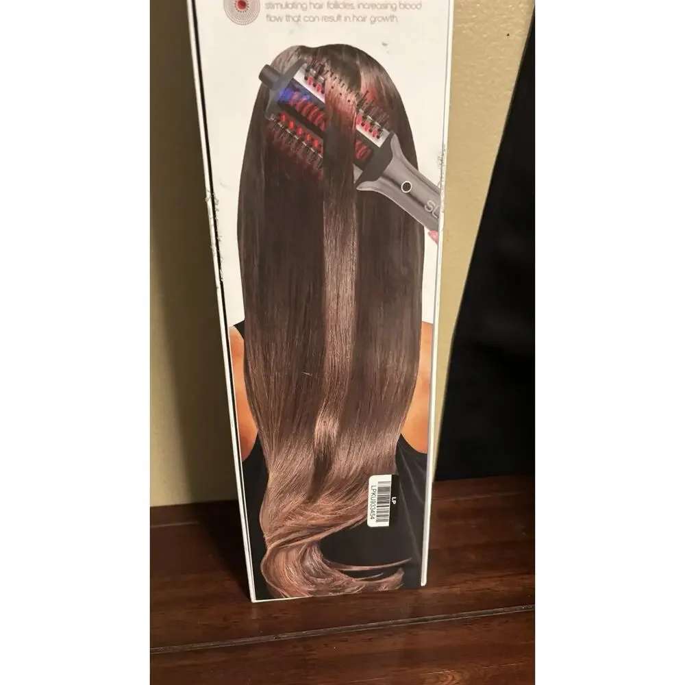 SLF Red Light Therapy 5-in-1 Ionic Dry Hair Brush & Heat Comb OPEN BOX TESTED